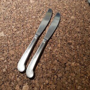 Vintage Delco Butter Knives Stainless Steel Japan Knife 2 pc